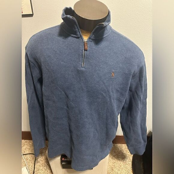 Polo by Ralph Lauren Men’s XL Blue Half ZIP Pullover - Picture 1 of 6